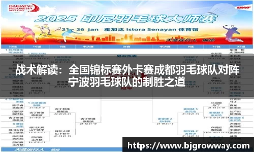 战术解读：全国锦标赛外卡赛成都羽毛球队对阵宁波羽毛球队的制胜之道